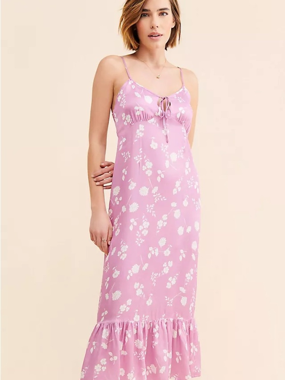 Saltwater Luxe Floral Midi Dress